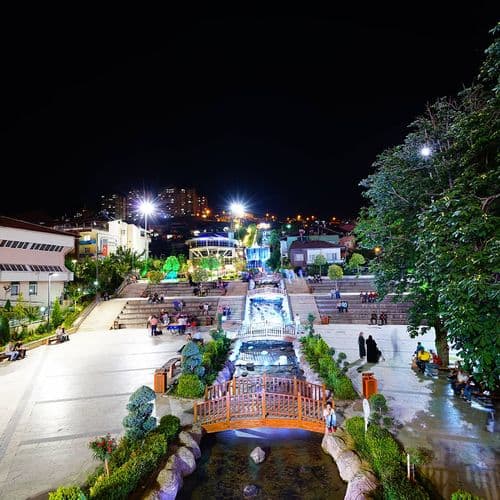 Kernek Square and Waterfall