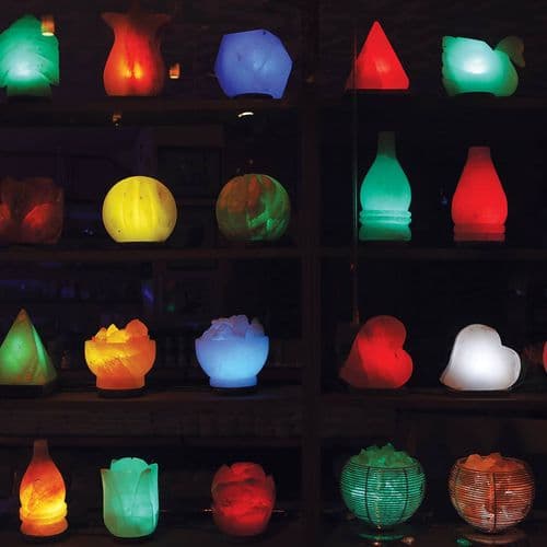 Rock Salt and Salt Lamp