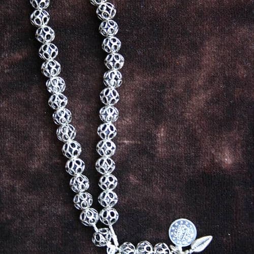 Silver Rosary