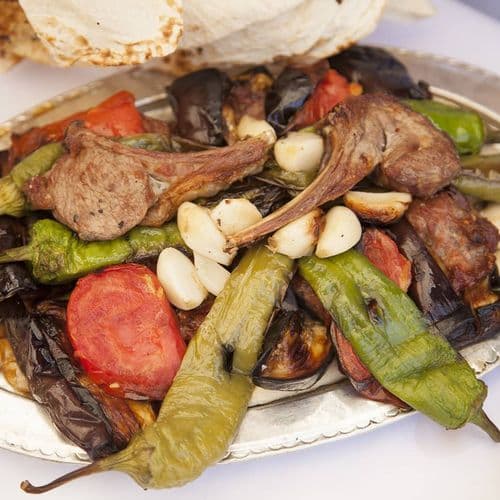 Sivas Kebab with Vegetables