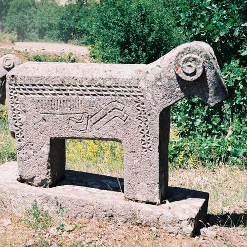 Ram-Shaped Tombstones