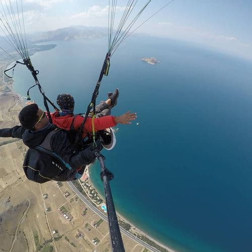 Paragliding in The Sky of Lake Van