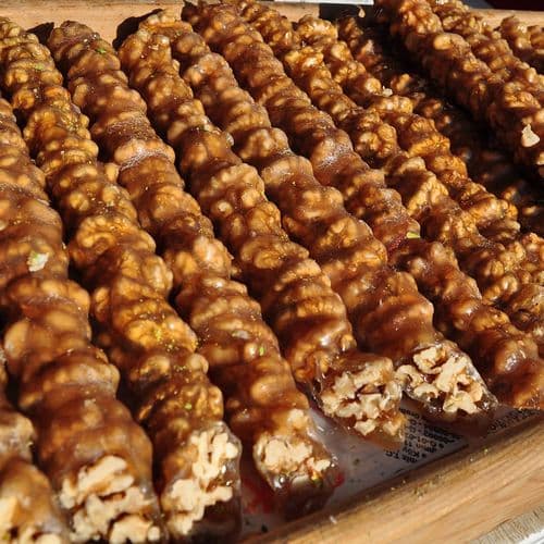 Grape Molasses and Walnuts Dessert