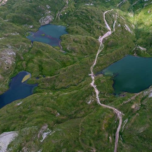 Arsiyan Plateau and Lakes