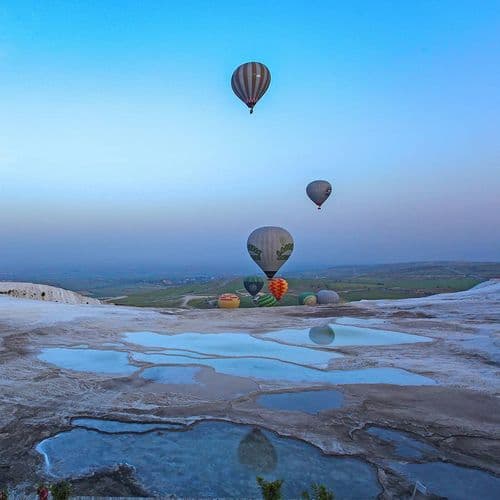 Balloon Tour and Paragliding in Pamukkale