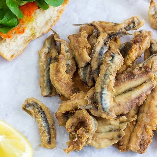 Anchois poêlés