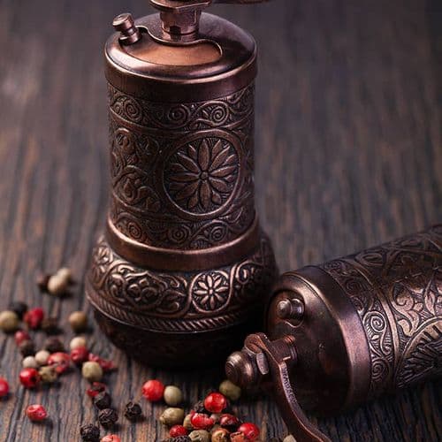 Ornamented Peppeer Grinders