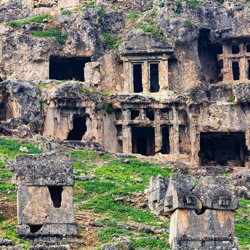 Muğla(穆拉)Tlos(特勒斯)古城Fehthiye(费特希耶)