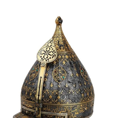 Ottoman Sultans Gold Helmet
