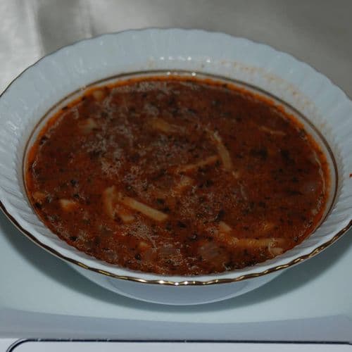 Mercimekli Erişte Soup