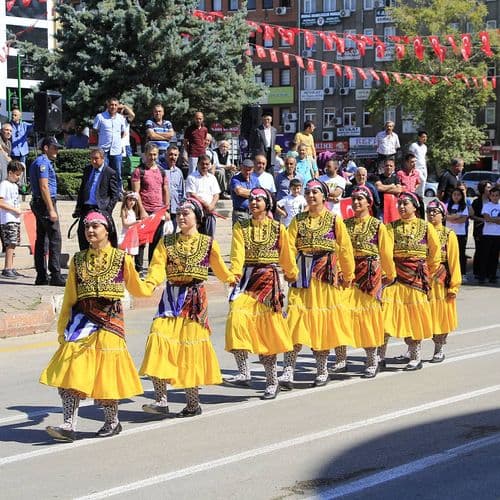 Trommel-Dudel-Volkstänze der Keskin-Region