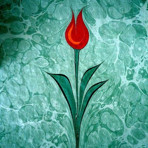 Türkische Ebru-Kunst