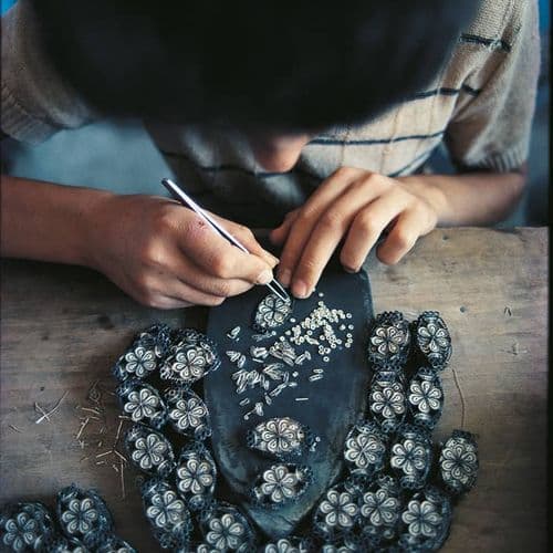 Telkari Silver Filigree Embroidery