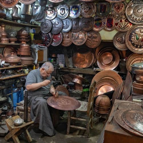 Artista de cobre Gaziantep