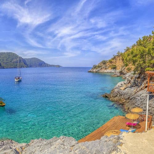 La Grotte des Bateaux de Fethiye