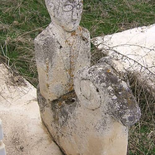 Ram-Shaped Tombstones